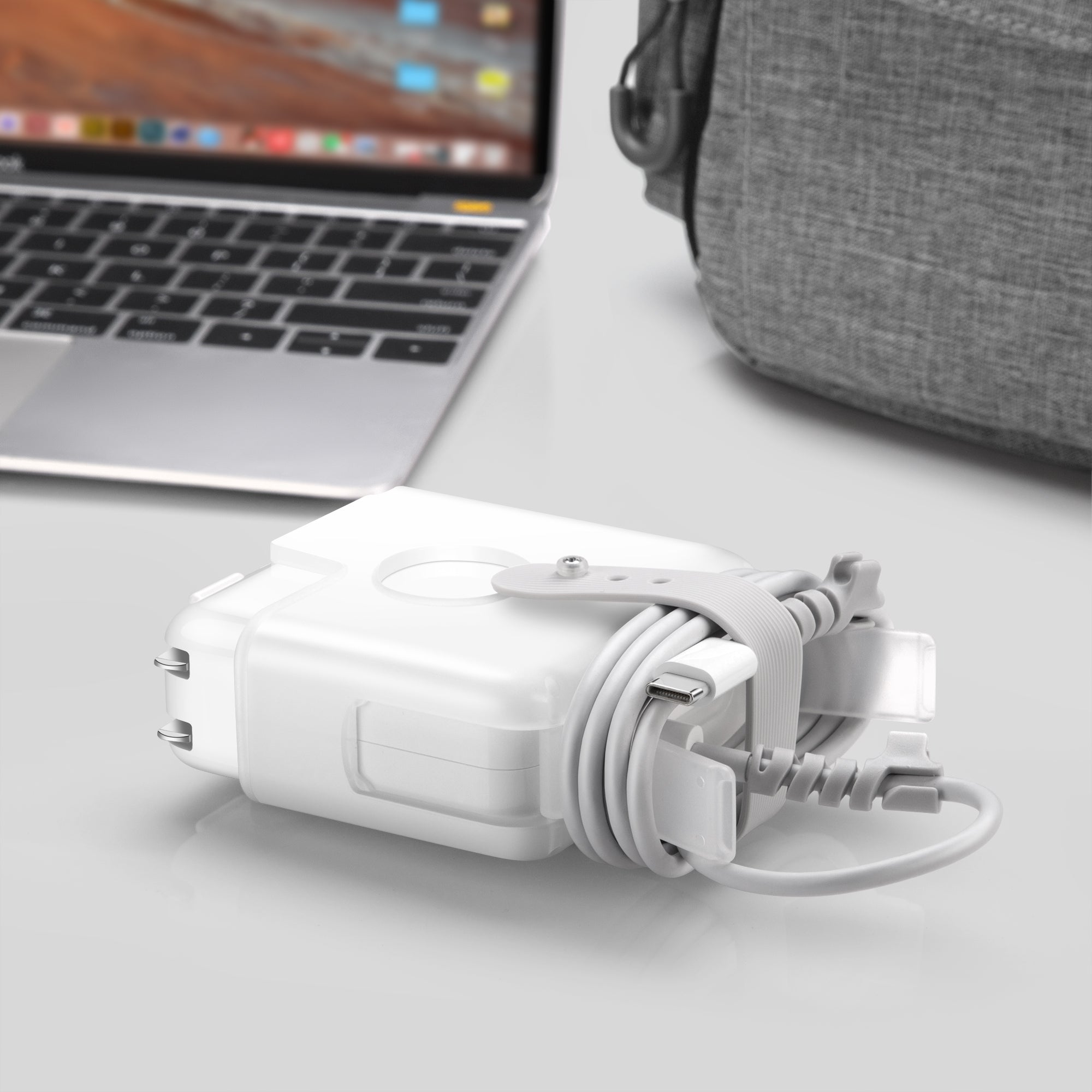 Travel Cord Organizer Compatible with Apple Macbook Charger Protectiv Helpers Lab